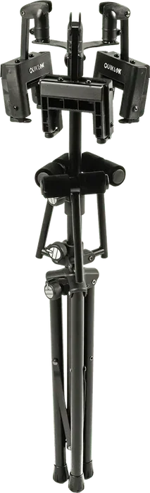 QUIKLOK Soporte Guitarra/Bajo Triple Universal Con Autobloqueo De Seguridad 900-1200mm Acero Negro QUIKLOK Soporte Guitarra/Bajo Triple Universal Con Autobloqueo De Seguridad 900-1200mm Acero Negro