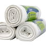 Secolan Bolsa de basura 20l extra fuerte blanco, rollo de 25 unidades