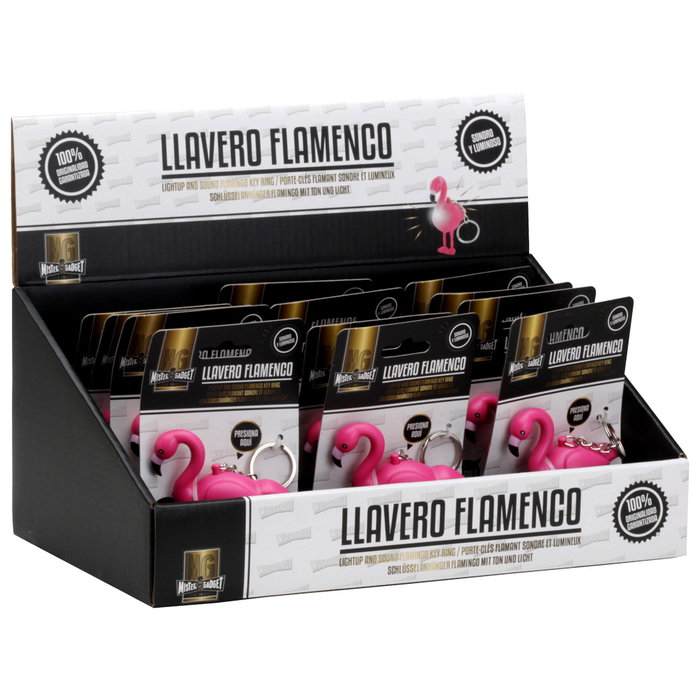 Mister Gadget Llavero Flamenco con Luz y Sonido