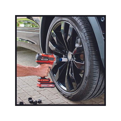 Einhell 4510070 Destornillador de Impacto Inalámbrico, 400 Nm, 18V, Motor sin escobillas, Negro/Rojo Einhell 4510070 Destornillador de Impacto Inalámbrico, 400 Nm, 18V, Motor sin escobillas, Negro/Rojo