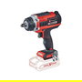 Einhell 4510070 Destornillador de Impacto Inalámbrico, 400 Nm, 18V, Motor sin escobillas, Negro/Rojo