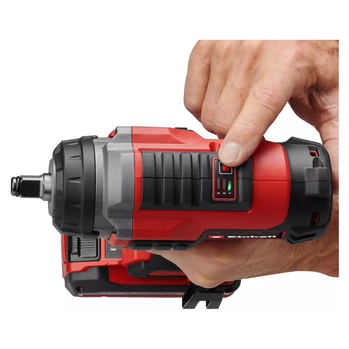 Einhell 4510070 Destornillador de Impacto Inalámbrico, 400 Nm, 18V, Motor sin escobillas, Negro/Rojo Einhell 4510070 Destornillador de Impacto Inalámbrico, 400 Nm, 18V, Motor sin escobillas, Negro/Rojo