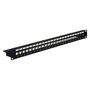 EFB Elektronik Patch Panel 24 Puertos 1U Negro