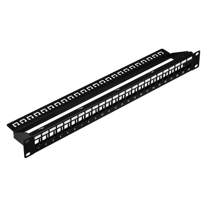 EFB Elektronik Patch Panel 24 Puertos 1U Negro