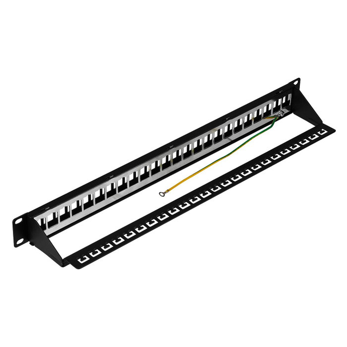 EFB Elektronik Patch Panel 24 Puertos 1U Negro