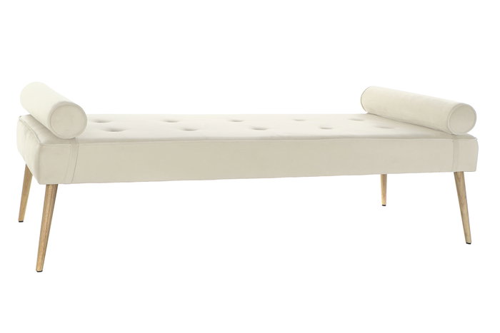 DKD Home Decor Diván Layn Blue en Crema