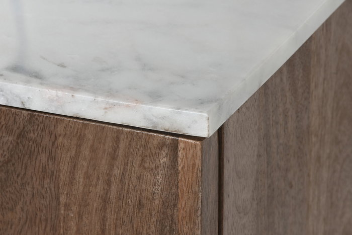 DKD Home Decor Buffet Moderno Marron Blanco 162.5 x 76 x 47 cm DKD Home Decor Buffet Moderno Marron Blanco 162.5 x 76 x 47 cm