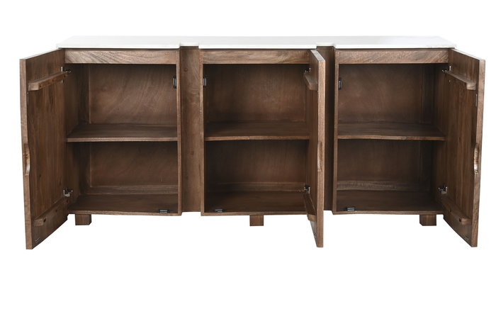 DKD Home Decor Buffet Moderno Marron Blanco 162.5 x 76 x 47 cm DKD Home Decor Buffet Moderno Marron Blanco 162.5 x 76 x 47 cm