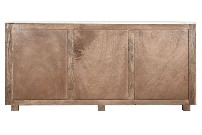 DKD Home Decor Buffet Moderno Marron Blanco 162.5 x 76 x 47 cm DKD Home Decor Buffet Moderno Marron Blanco 162.5 x 76 x 47 cm