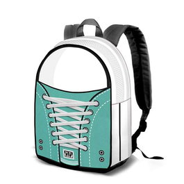OMP! Mochila Sneakers Mint Turquesa 17 x 30 x 40 cm Algodón PU Poliéster Urbana