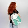 OMP! Mochila Sneakers Mint Turquesa 17 x 30 x 40 cm Algodón PU Poliéster Urbana