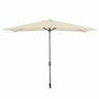 Marbueno Sombrilla Acero 8 Varillas 200x300 cm Polyester Beige Jardin, Piscina y Terraza 10493