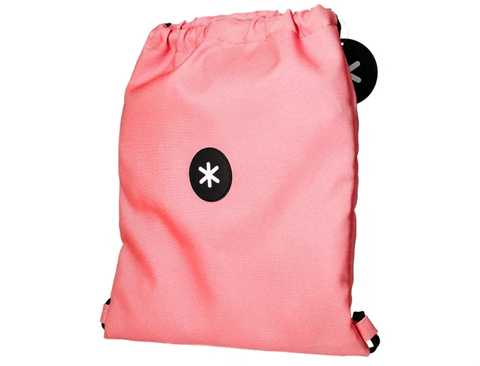 Antartik Mochila saco plano color coral 350x400 mm