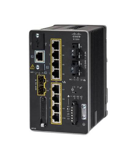 Cisco IE-3200-8P2S-E Switch Industrial Rugged, 8 Puertos PoE/PoE+, 10x RJ-45, 2x SFP, Gigabit, IOS XE, para Ambientes Hostiles Cisco IE-3200-8P2S-E Switch Industrial Rugged, 8 Puertos PoE/PoE+, 10x RJ-45, 2x SFP, Gigabit, IOS XE, para Ambientes Hostiles