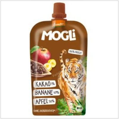 Mogli Smoothie Manzana Platano Cacao 6uds x 120gr