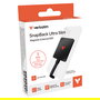 Verbatim SnapBack Ultra Slim SSD 1TB - Disco Duro Externo USB Tipo C, USB 3.2 Gen 2x2, 2050 MB/s, 20 Gbit/s, Negro