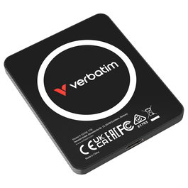 Verbatim SnapBack Ultra Slim SSD 1TB - Disco Duro Externo USB Tipo C, USB 3.2 Gen 2x2, 2050 MB/s, 20 Gbit/s, Negro