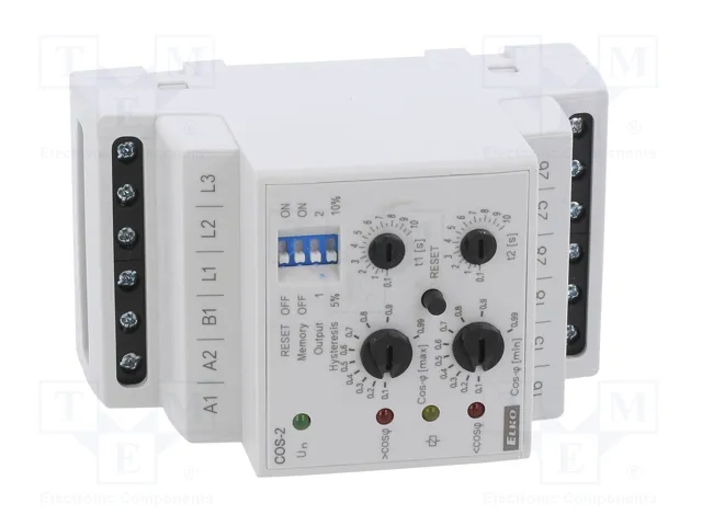 ELKO EP COS-2 Relé de monitorización de coeficiente de potencia 230VAC
