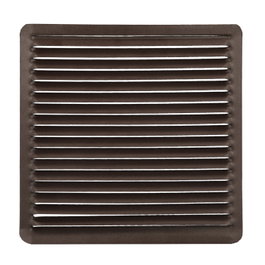 WOLFPACK LINEA PROFESIONAL Rejilla de Ventilación para Empotrar 17x17 cm Aluminio Marrón