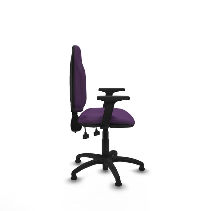 PIQUERAS Y CRESPO Silla de oficina Algarra Morada con Brazos 2D PIQUERAS Y CRESPO Silla de oficina Algarra Morada con Brazos 2D