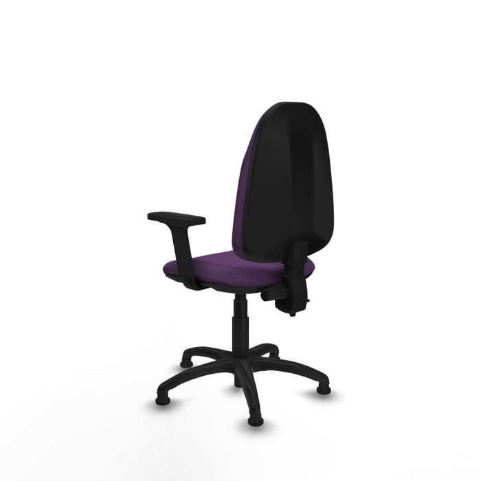 PIQUERAS Y CRESPO Silla de oficina Algarra Morada con Brazos 2D PIQUERAS Y CRESPO Silla de oficina Algarra Morada con Brazos 2D