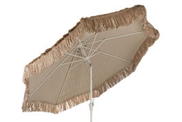 DKD Home Decor Parasol Terraza Y Jardin Marron Beige 300 x 250 x 300 cm UV 50+