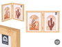 GIFTDECOR Portafotos Doble Efecto Bambú 15x20