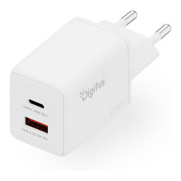 Digitus Cargador USB GaN 45 W DA-10302 con USB-C y USB-A