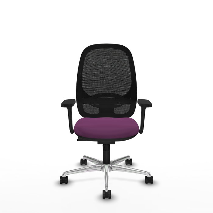 PIQUERAS Y CRESPO Silla de oficina Cilanco con mecanismo Sincro, Morado y Negro PIQUERAS Y CRESPO Silla de oficina Cilanco con mecanismo Sincro, Morado y Negro