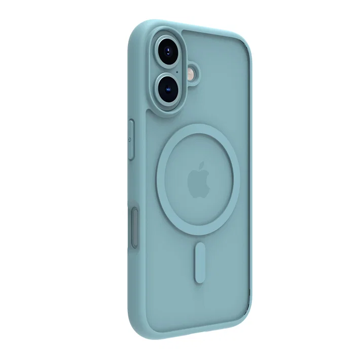 Dbramante1928 Funda MagSafe para Apple iPhone 16 (6.1") - Verde, Plástico Reciclado, Resistente a Impactos y Polvo, Compatible con Carga Inalámbrica