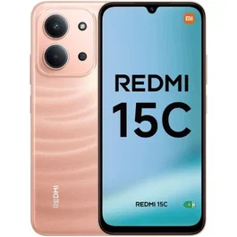 Xiaomi Smartphone Redmi 15C 4GB RAM 128GB, Pantalla 6.9' 120Hz, Batería 6000 mAh, Carga 33W, Cámara 50MP, Resistencia IP64, Color Naranja