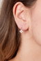 Heliophilia Silver ELKMD50490 Pendientes de Plata de Ley 925 Rosa Resistente al Deslustre Hipoalergénicos Elegantes para Mujer