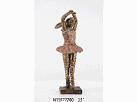 DKD Home Decor Figura de Resina Bailarina Pack de 2