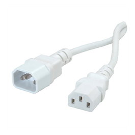 ROLINE Cable de alimentación IEC C14 a IEC C13 3 m Blanco
