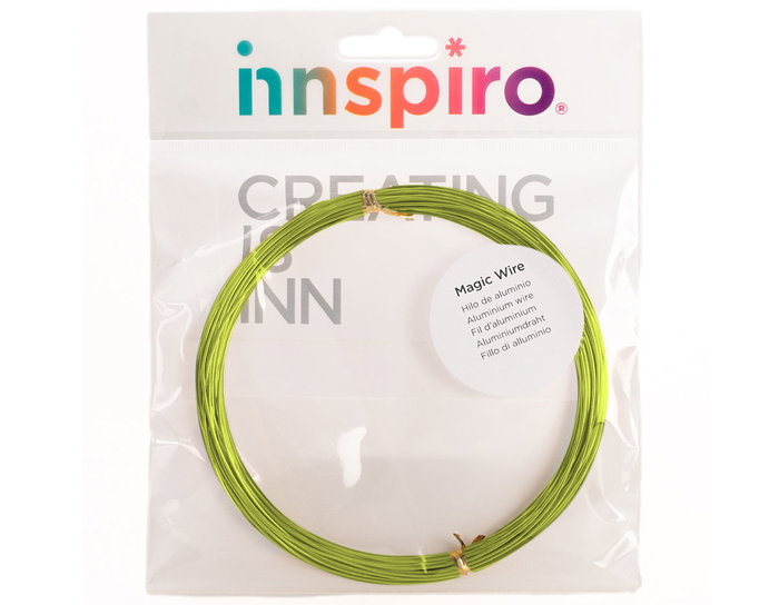 Innspiro Hilo de Aluminio Mágico Verde Manzana 1,5mm 5m Innspiro Hilo de Aluminio Mágico Verde Manzana 1,5mm 5m