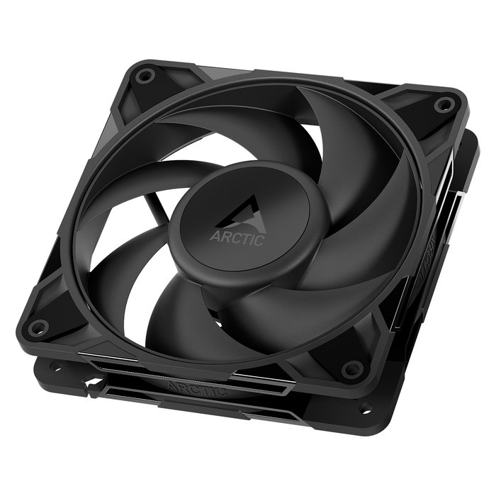 ARCTIC P12 PRO PST Ventilador 12CM Negro 77 CFM 3000 RPM 6 Años Garantía