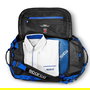 Sparco Bolsa de Viaje Dakar-S Negro-Azul S016443NRAZ Capacidad 60L