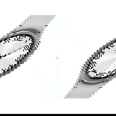 Samsung Galaxy Watch 6 Classic 47mm Plata, Reloj Inteligente con GPS, Wear OS, Super AMOLED, 16 GB, 40h Bateria, Acero Inoxidable, Resistente Agua 5ATM, SM-R960NZSADBT