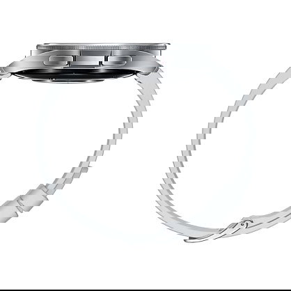 Samsung Galaxy Watch 6 Classic 47mm Plata, Reloj Inteligente con GPS, Wear OS, Super AMOLED, 16 GB, 40h Bateria, Acero Inoxidable, Resistente Agua 5ATM, SM-R960NZSADBT