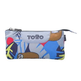 Totto Estuche Escolar 3 Compartimentos Tablero AC52ECO012-2416Z-6YB