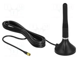 DeLOCK 12585 Antena LTE Omnidireccional con Cable de 3m y Conector SMA