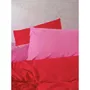 Juego de Cama 220x240 cm + 2 Fundas Almohada 60x60 cm 100% Algodón - Rojo ASI8684283036523