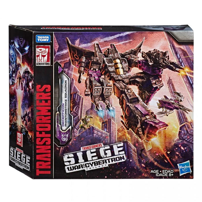Hasbro Transformers War For Cybertron Figura Decepticon Phantomstrike Squadron 20cm Articulada Con Accesorios Hasbro Transformers War For Cybertron Figura Decepticon Phantomstrike Squadron 20cm Articulada Con Accesorios