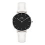 Daniel Wellington DW00100284 Petite con correa de cuero blanca