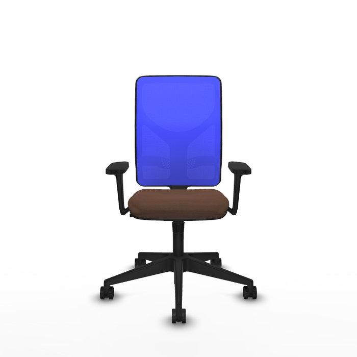 PIQUERAS Y CRESPO Silla de oficina Motilla con mecanismo Sincro, brazos 3D y malla azul PIQUERAS Y CRESPO Silla de oficina Motilla con mecanismo Sincro, brazos 3D y malla azul