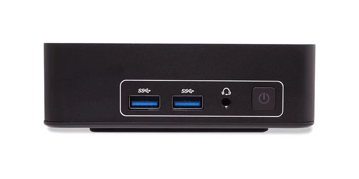 Aopen DEN5128 - Mini PC Negro, Procesador Intel, SSD 128 GB M.2, Memoria RAM 8 GB DDR4, Windows, HDMI 2.0