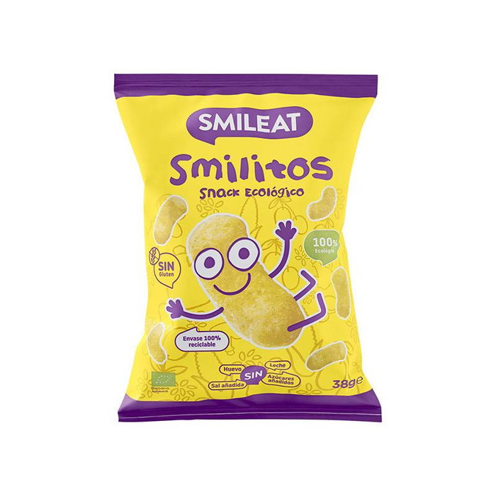 SMILEAT Smilitos Gusanitos de Maíz Ecológico 38 g SMILEAT Smilitos Gusanitos de Maíz Ecológico 38 g