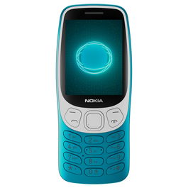 Nokia 3210 (2024) - Teléfono Móvil 4G, Doble SIM, Pantalla 2.4", Cámara 2 MP, Batería 1450 mAh, Extraíble, Color Azul, HMD Global