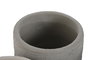 DKD Home Decor Macetero Moderno Azul Gris Cemento Set de 2 Piezas 17 x 20 x 17 cm