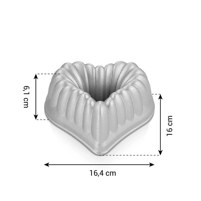 Tescoma Molde Bundt Delícia en forma de corazón Tescoma Molde Bundt Delícia en forma de corazón